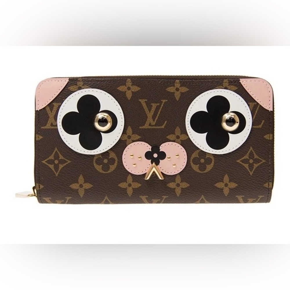 Louis Vuitton Monogram Dog Zippy Long Wallet with Original Box & Dust Bag & COA